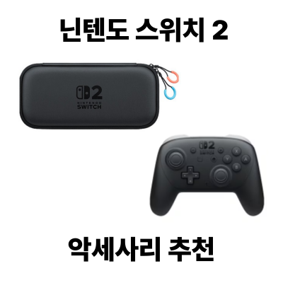 닌텐도 스위치 2 악세사리 추천